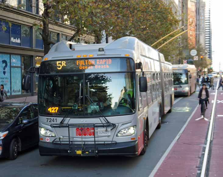 MUNI New Flyer Xcelsior XT60 7241